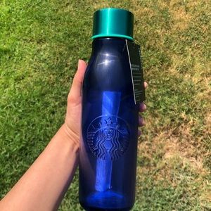 LIMITED EDITION STARBUCKS GLASS WATER BOTTLE